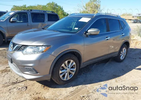 2016 Nissan Rogue S/Sl/Sv из США, поврежденный, VIN KNMAT2MT1GP694937